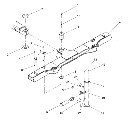 Jerr Dan Element Wheel Lift Parts 3691000229 Pin.