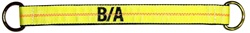 Webbed axle strap, 2" wide, with metal D-rings.  Wraps around axle and prevents damage to vehicle frames.  Towing parts and accessories - Jerr Dan Towing, Recovery, Transport.