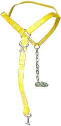 Coated basket strap with chain ends and T hooks.  Great for holding vehicle tires securely to the wheel lift.  1" wide.  Strap, ratchet, t, r, j, s, hook, chain, bus, lift, wrecker, carrier, rollback, flatbed, towing, transport, parts, accessories,