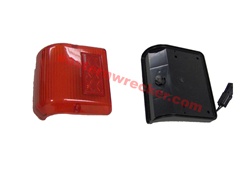 Jerr Dan wrap around corner light assembly, standard.  Fits MPL 40.  Part # 7590000131.  Towing parts, accessories, equipment, OEM, Jerr, Dan, MPL, MPL-40, self, loading, loader, wrecker, snatch truck, quick pick, replacement, stock, brake, lite, light.