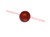 Jerr Dan Spyder Light 2.5" Red - Round Grommet Mount.  Jerr Dan Part # 7590000245.