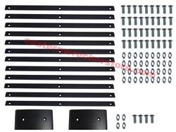 Jerr Dan Carrier Wear Pad Kit for 20' and 21' Standard Duty BIC (Best In Class) Carriers Part# 9577000228.  Jerr Dan Roll Back Slide Pad Kit.