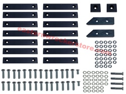 Jerr Dan Carrier wear pad kit Part# 9577650036.  Fits 17AWL carriers manufactured between 1982-1986.  Comes with wear pads, hardware, and installation instructions.  Jerr Dan slide pad kit for rollack.