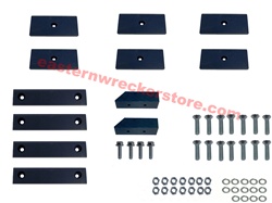 Jerr Dan Carrier wear pad kit Part# 9577650037.  Jerr dan slide pad kit.  Rollback wear / side pad kits.