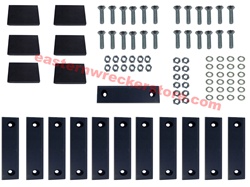 Jerr Dan Carrier wear pad kit Part# 9577650038.   Fits 5 and 10 ton transporter and wrangler II and III carriers.  Comes with wear pads, hardware, and installation instructions.  Rollback / Flat bed slide pad kit.