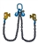Sea Container Loading V-Chain / Bridle - Grade 100 1/2" Chain with 5' Legs.