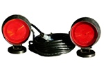 Standard Magnetic Tow Lights for Wreckers and Car Carriers.  Towing, Recovery, Transport - Tow Trucks - Towing Lights.