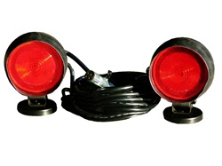 Standard Magnetic Tow Lights for Wreckers and Car Carriers.  Towing, Recovery, Transport - Tow Trucks - Towing Lights.