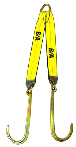 V-Strap with Long J-Hooks Grade 70. 24 legs. V, chain, strap